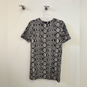 Zara phython print dress